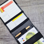 Blue Scorecard & Yardage Book Holder - Name Only
