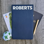 Blue Scorecard & Yardage Book Holder - Name Only