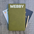 Olive Green Scorecard & Yardage Book Holder - Name Only
