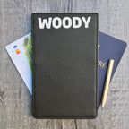 Black Scorecard & Yardage Book Holder - Name Only