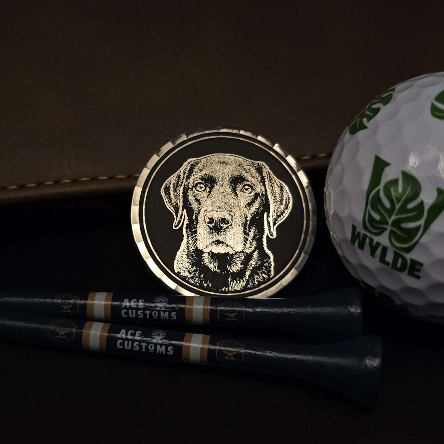 Laser Engraved Photo Ball Marker
