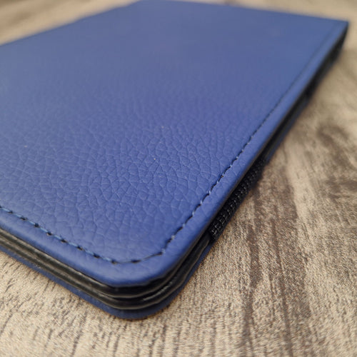 Blue Scorecard & Yardage Book Holder - Name Only