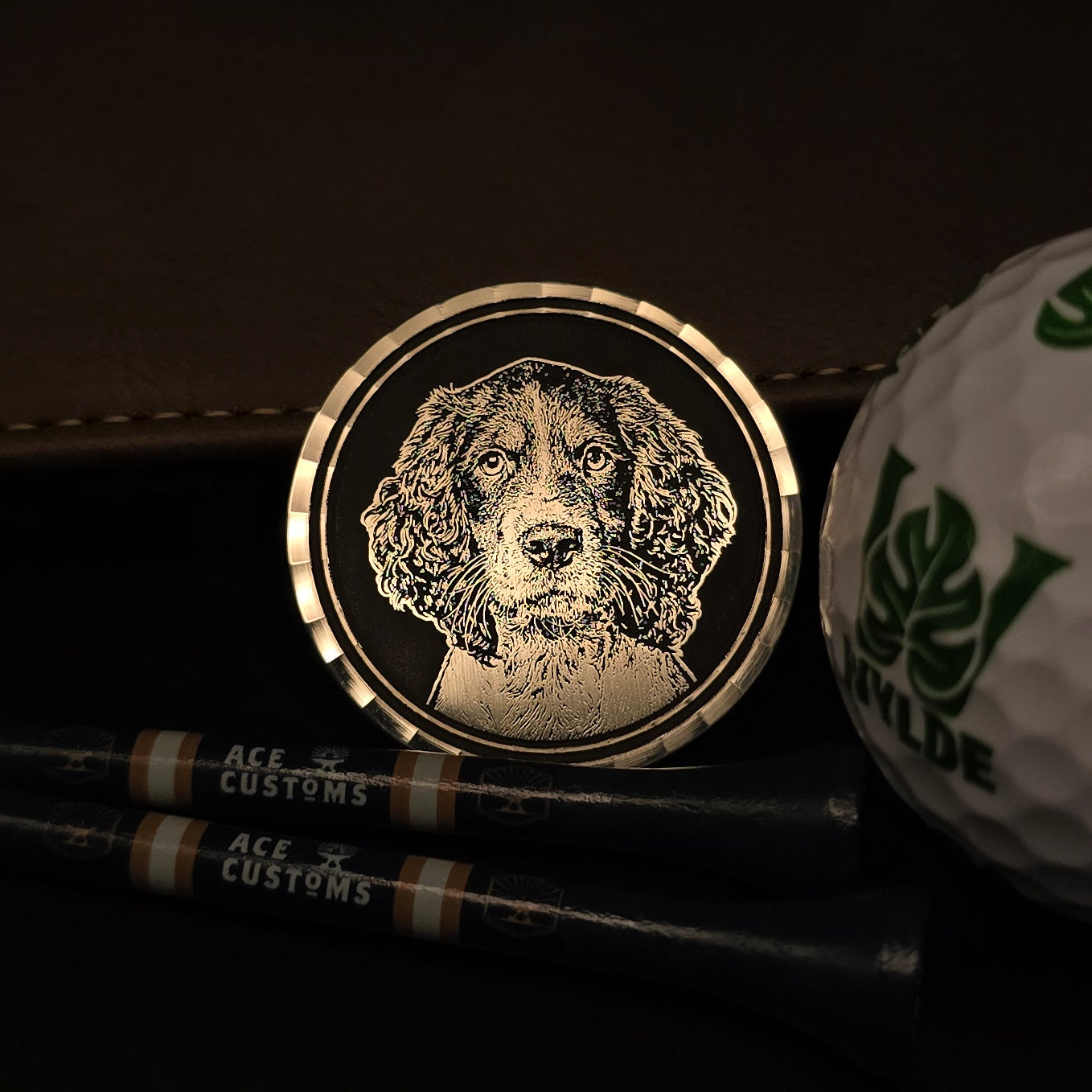 Laser Engraved Photo Ball Marker