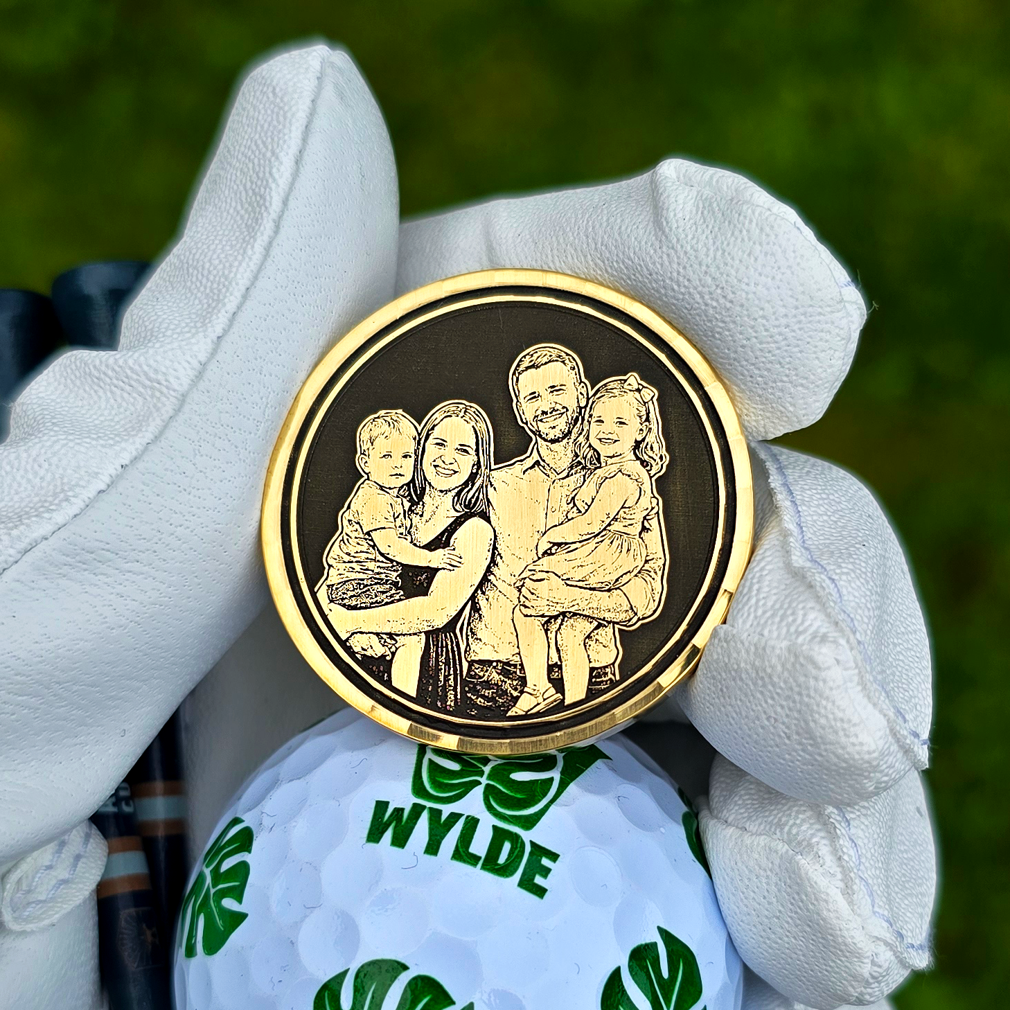 Laser Engraved Photo Ball Marker