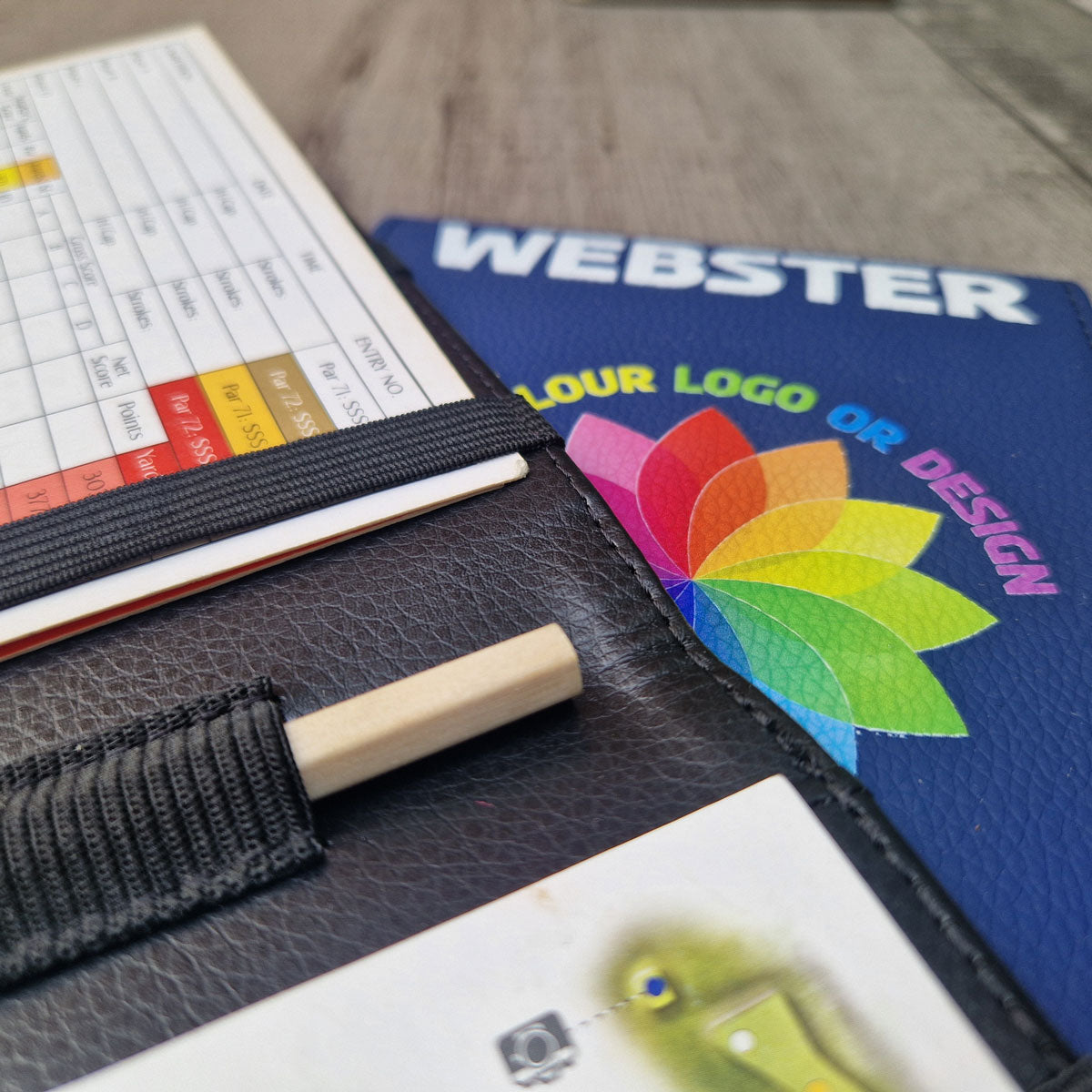 Scorecard Book - Name & Logo Customisation