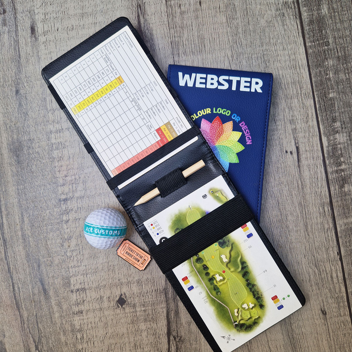 Scorecard Book - Name & Logo Customisation