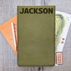 Olive Green Scorecard & Yardage Book Holder - Name Only