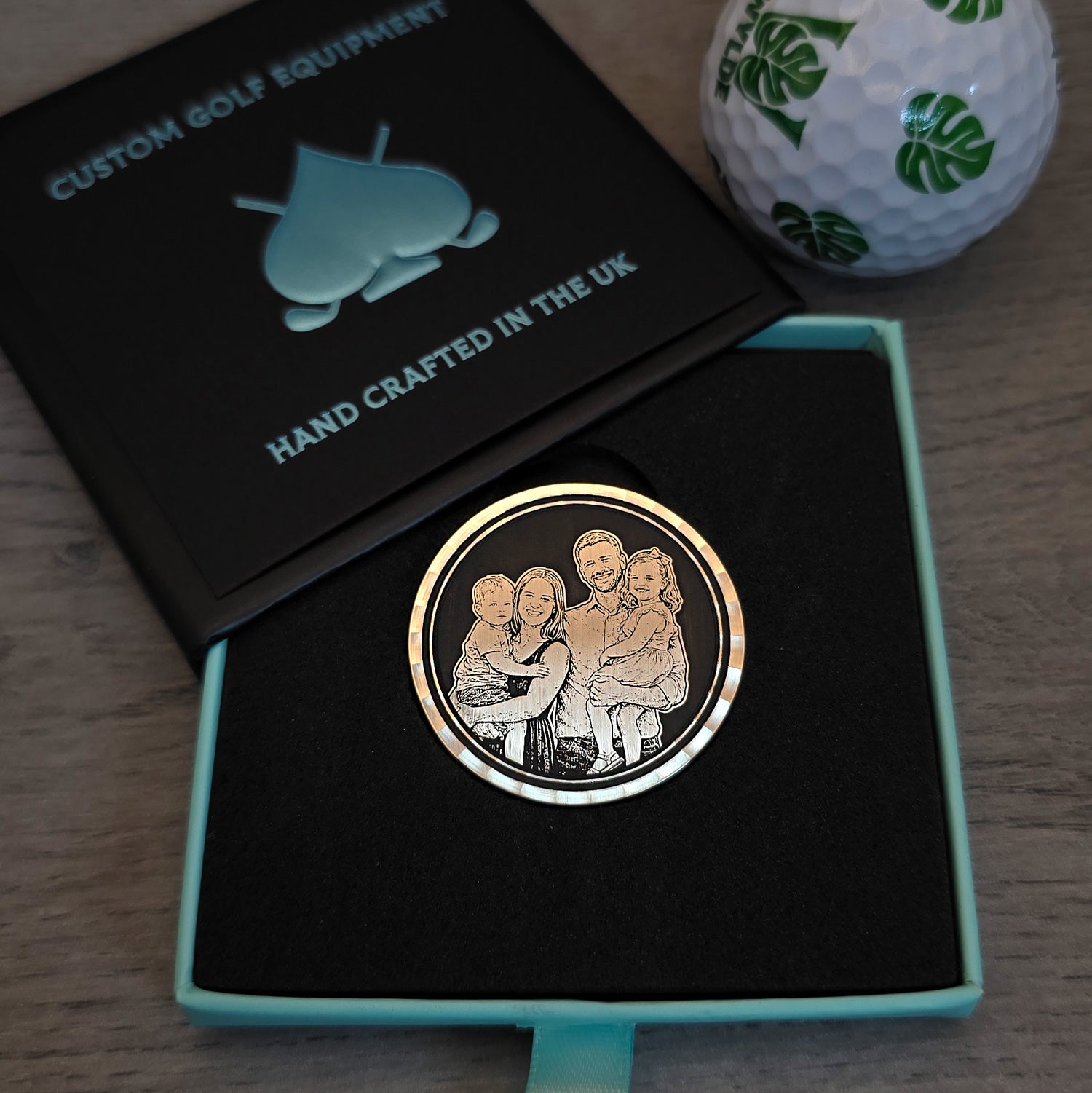 Laser Engraved Photo Ball Marker