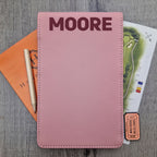 Pink Scorecard & Yardage Book Holder - Name Only
