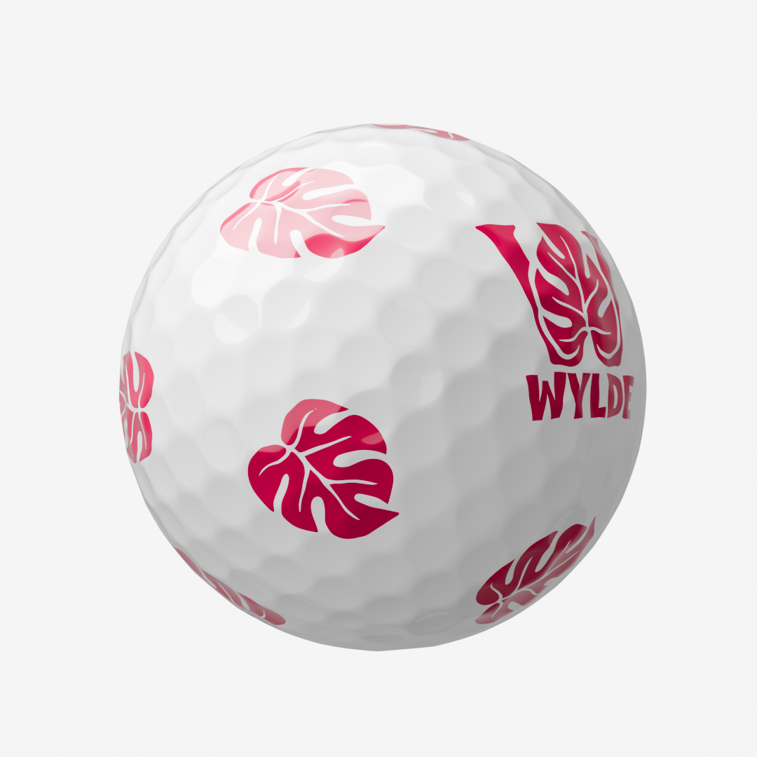 Wylde Distance Pink Golf Balls - 12 Pack