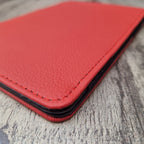 Red Scorecard & Yardage Book Holder - Name Only