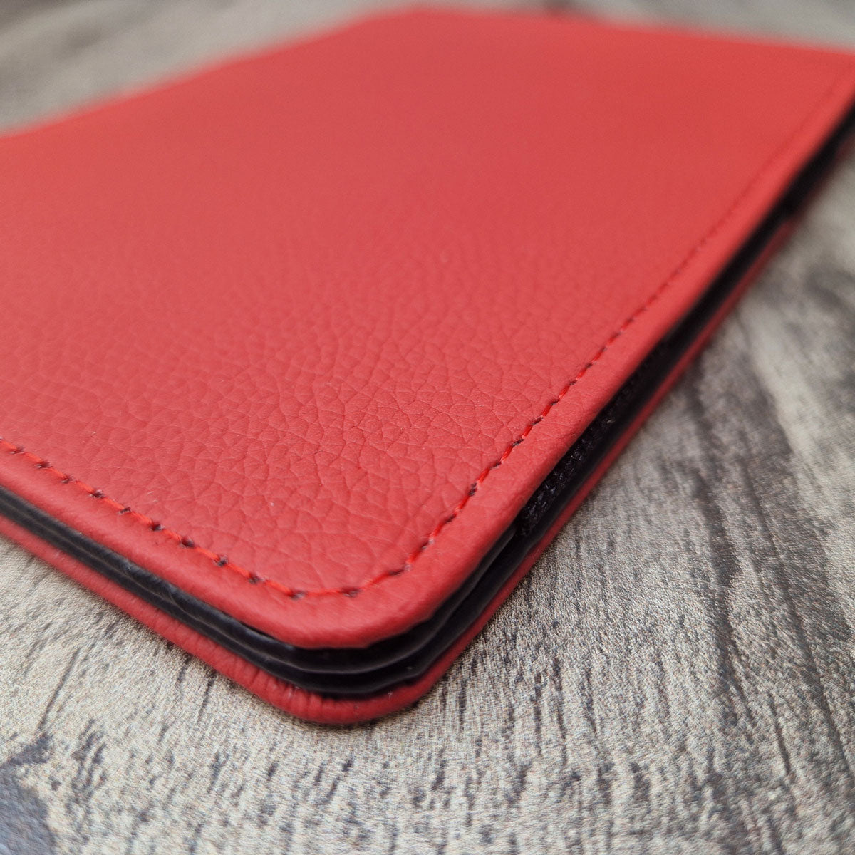 Red Scorecard & Yardage Book Holder - Name Only