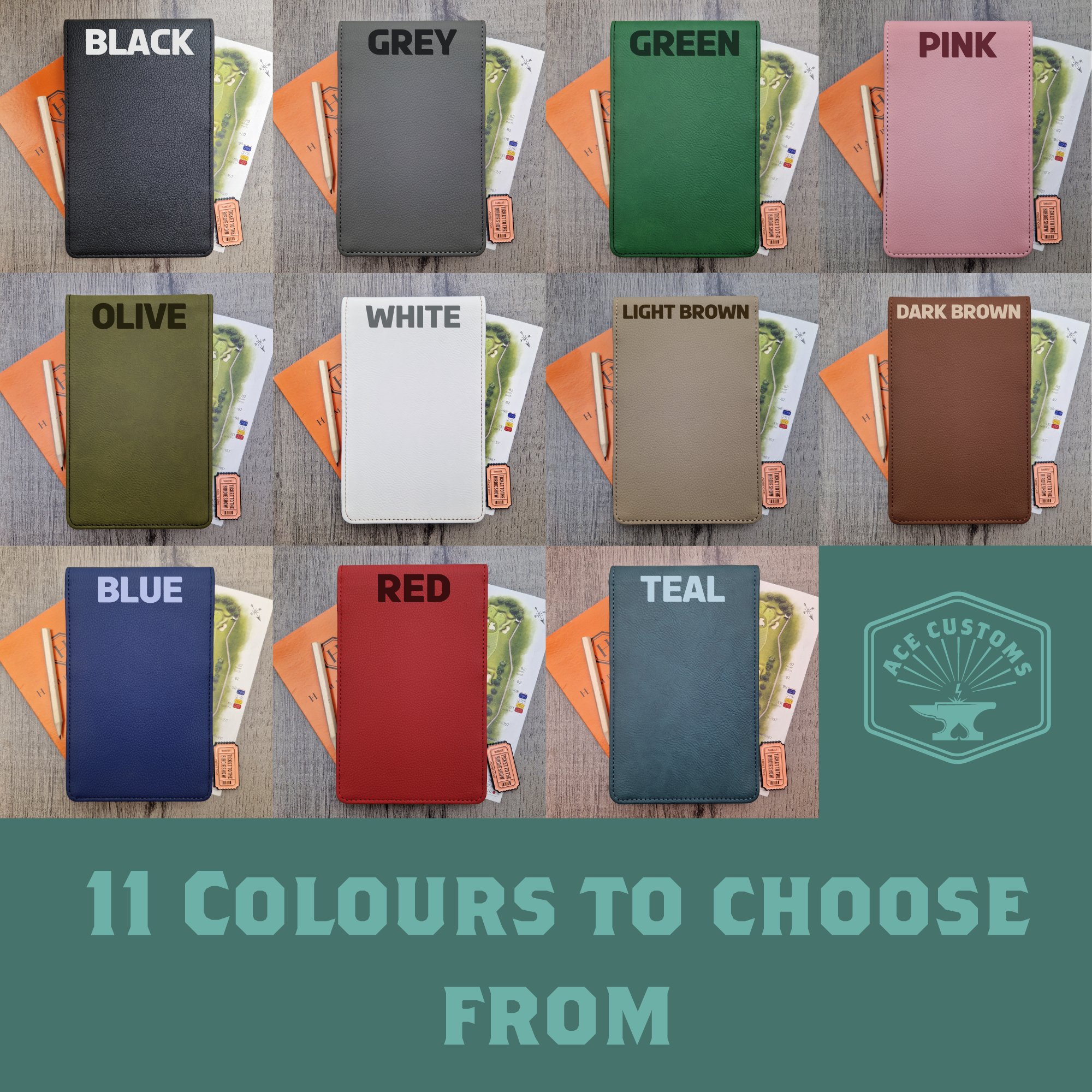Scorecard Book - Name & Logo Customisation