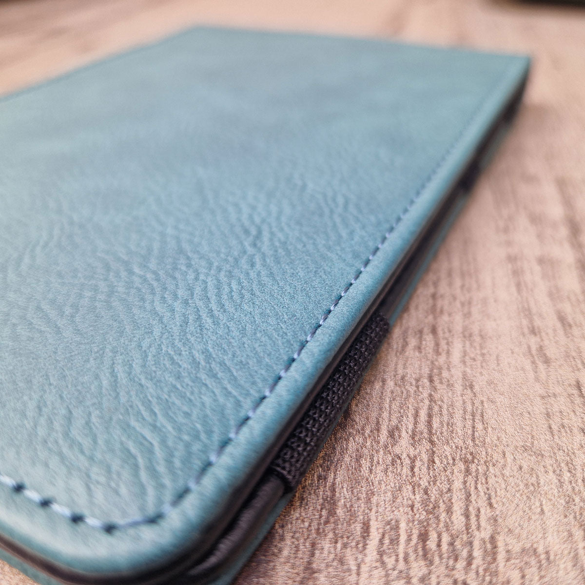 Teal Blue Scorecard & Yardage Book Holder - Name Only
