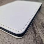White Scorecard & Yardage Book Holder - Name Only