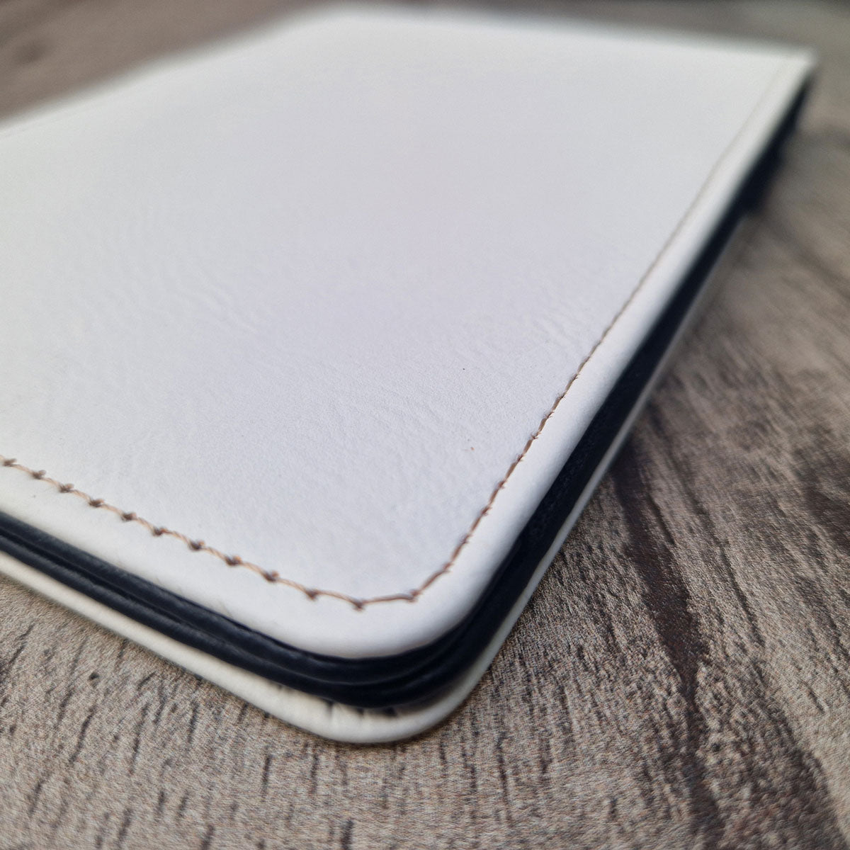 White Scorecard & Yardage Book Holder - Name Only