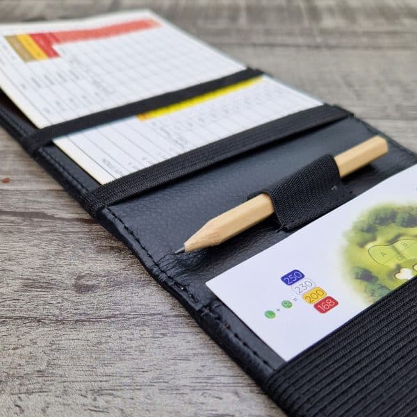 Light Brown Scorecard Holder with Name - Image 3