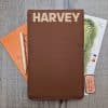 Dark Brown Scorecard Holder with Name