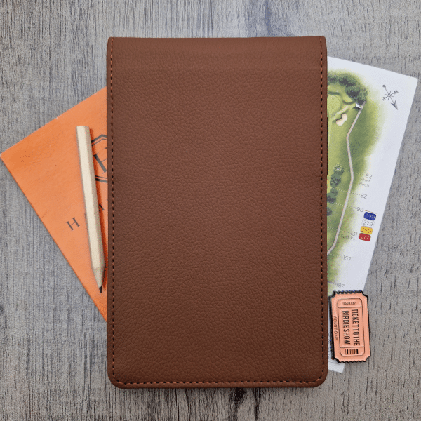 Dark Brown Scorecard Holder with Name - Image 4