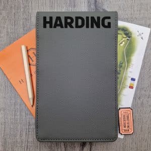 Grey Scorecard Holder with Name