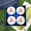 Personalised Golf Balls x 4 with Gift Box - Photos, logos and text. - Image 3